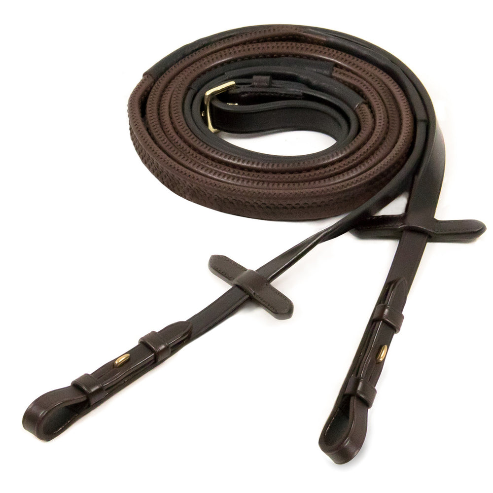 Schockemohle Rubber Reins With Hook & Stud (Pony)