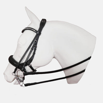 cayman,bridle, crystal browband, padded noseband, padded headstall, bridle, tota comfort systems