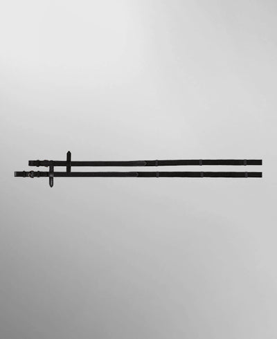 Passier Web Bridle Reins with Leather Hand Grips and Stops with Buckles
