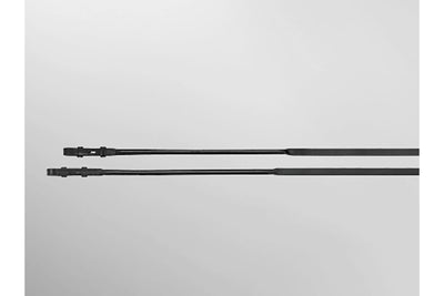Passier Rolled Leather Curb Reins with Hook Studs
